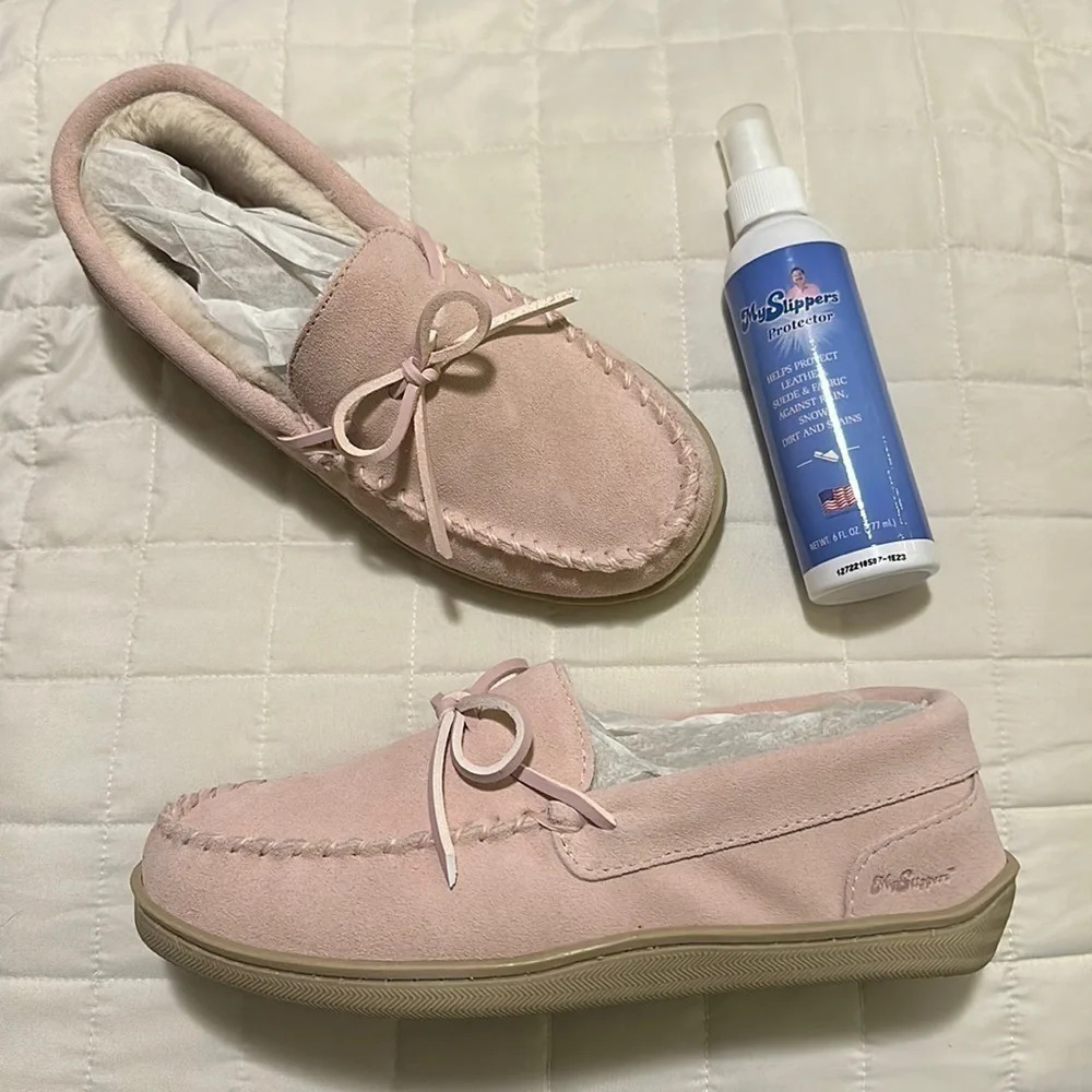 Original My Pillow Moccasin Slippers - Blush​​​​​​​​​​
